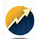 Upward trend chart icon